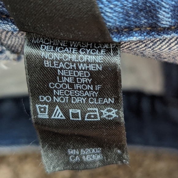 Y2K DKNY Jeans High Waist Straight Leg Denim Blue Vintage Size 8 - Picture 6 of 9